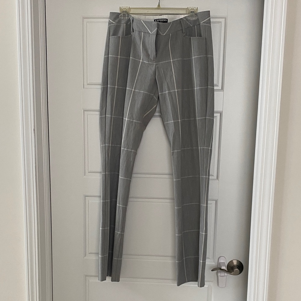 Express Columnist Light Gray Trousers